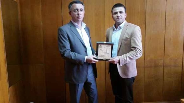 Плакет от кмета на Къркларели получи кметът на Кърджали Хасан Азис