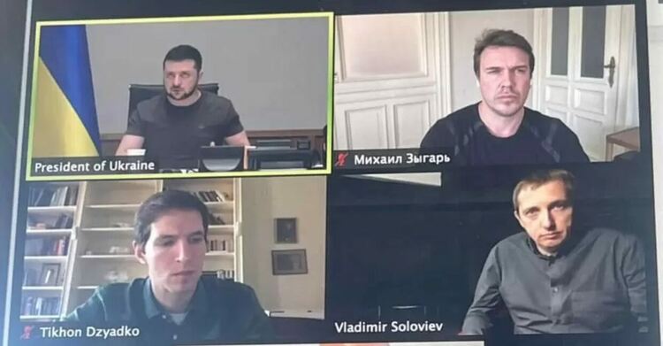Първо интервю на Зеленски с руски медии